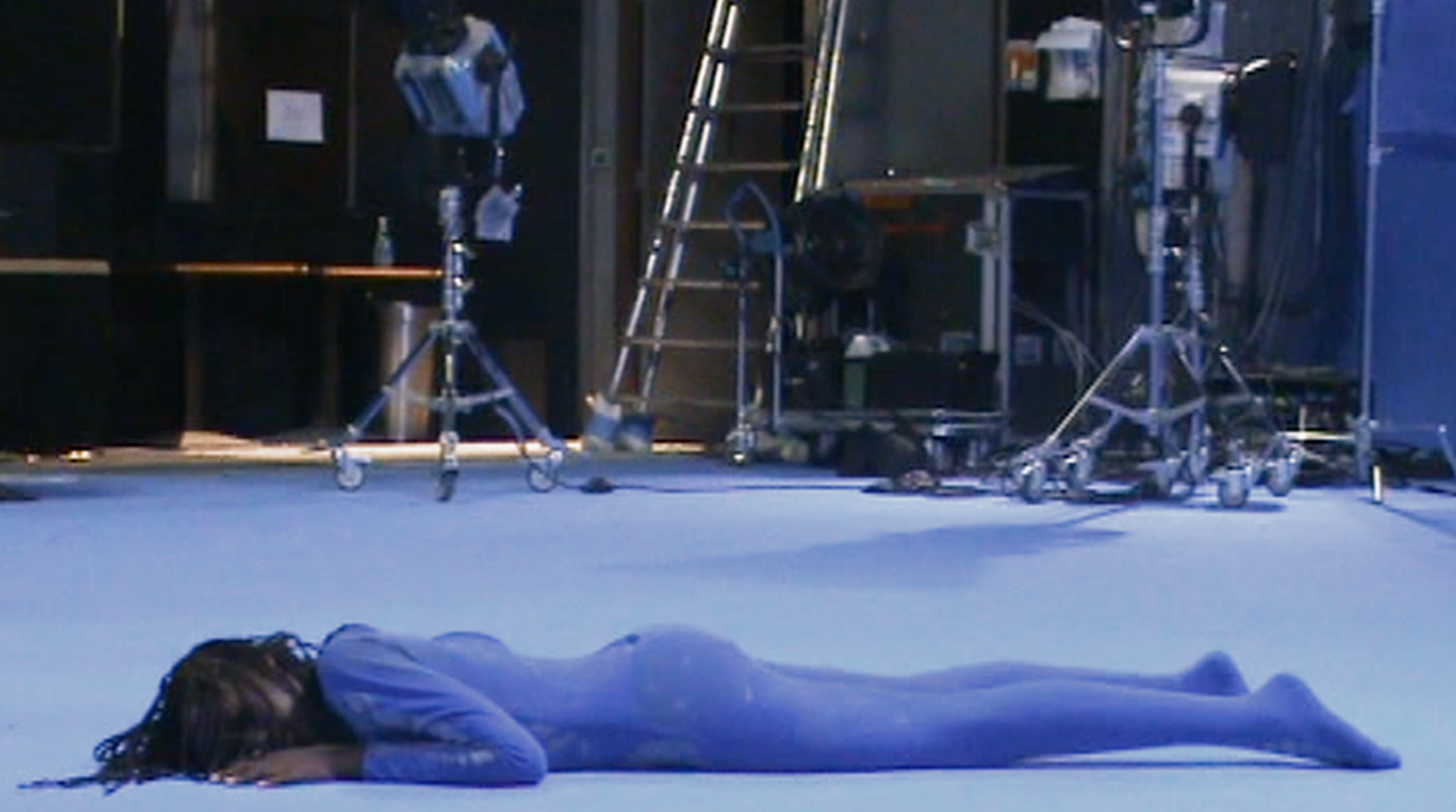 Naked Blue, a film by Mati Diop & Manon Lutanie. Music By Devonté Hynes. 2022. USA. 17 min.